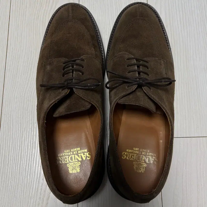 [BUNJANG] Sanders Suede U-Tip Derby / [280] 샌더스 스웨이드 U팁 더비