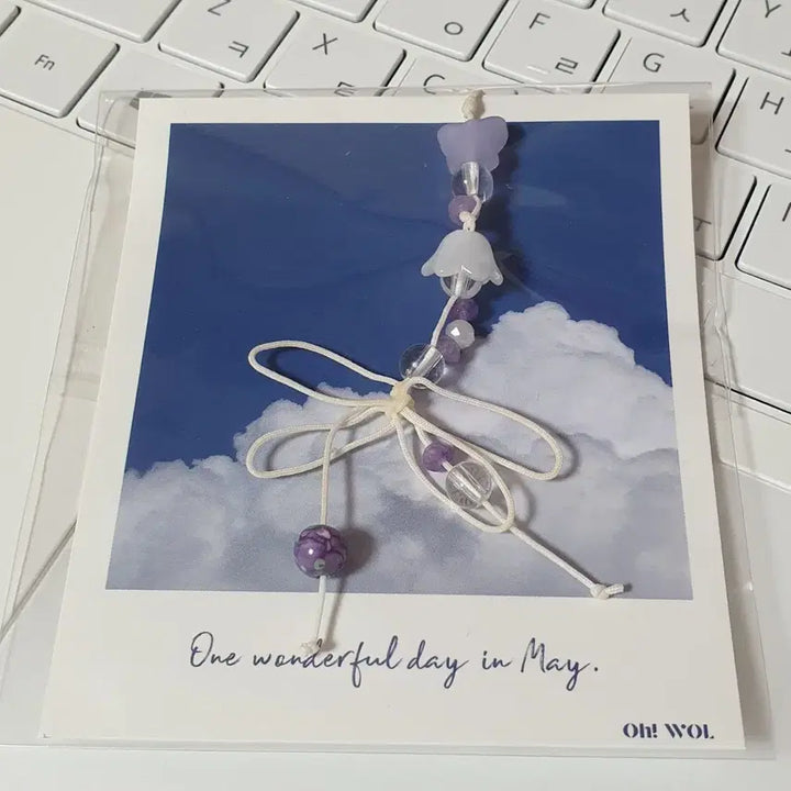 [BUNJANG] Handmade Acrylic Bead Keychain / 감성적인 키링 팔아요