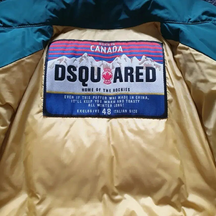 [BUNJANG] Dsquared2 Cropped Padded Jacket / 디스퀘어드2 숏패딩 트러커 라이더 스타일 크롭패딩