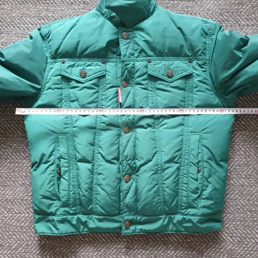 [BUNJANG] Dsquared2 Cropped Padded Jacket / 디스퀘어드2 숏패딩 트러커 라이더 스타일 크롭패딩