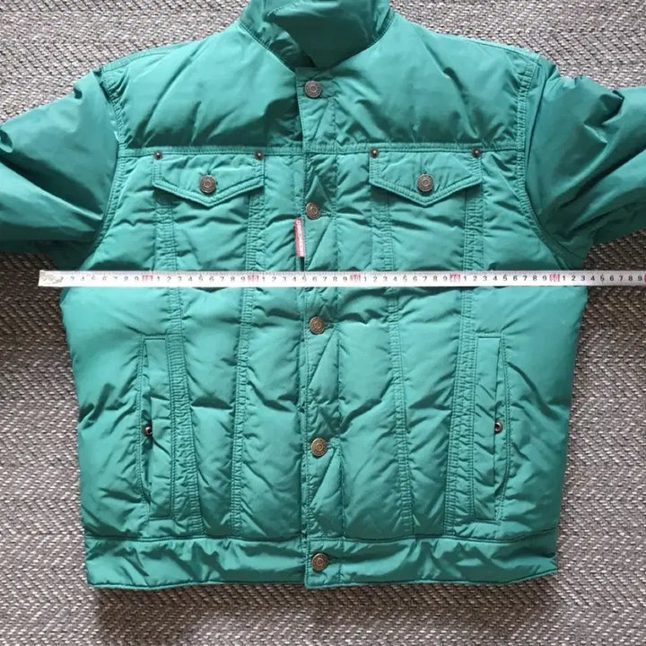 [BUNJANG] Dsquared2 Cropped Padded Jacket / 디스퀘어드2 숏패딩 트러커 라이더 스타일 크롭패딩