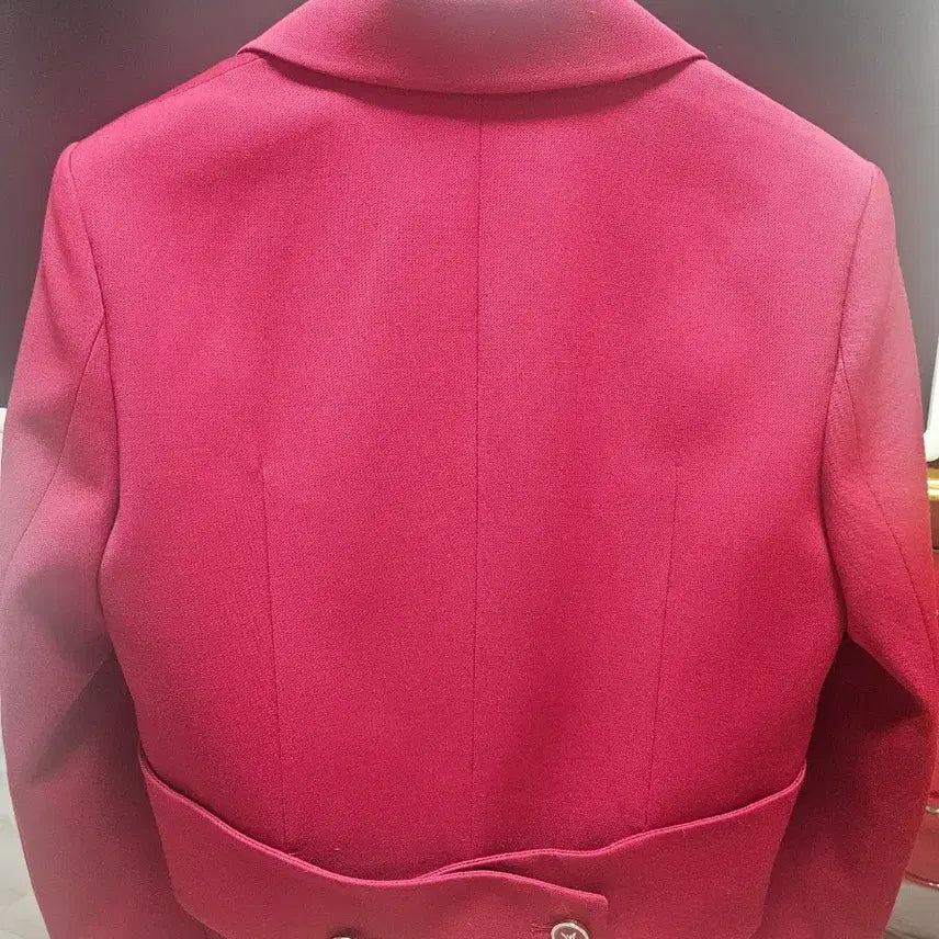 [BUNJANG] MOJO.S.PHINE Double Button Crop Jacket (Size 55) / MOJO.S.PHINE 크롭 더블 버튼 자켓 55