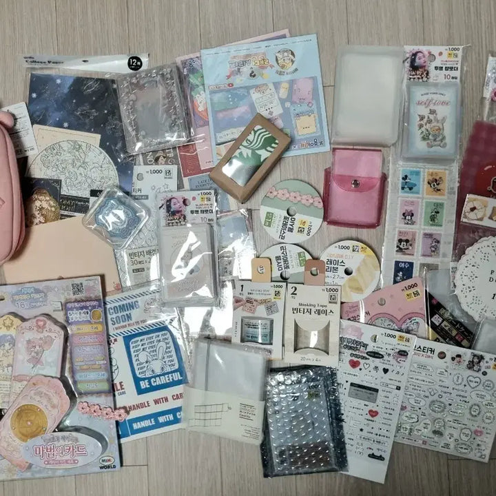 [BUNJANG] Daiso Scrapbooking Supplies Bundle Set / 포장계용품 다꾸 용품 일괄처분 다이소