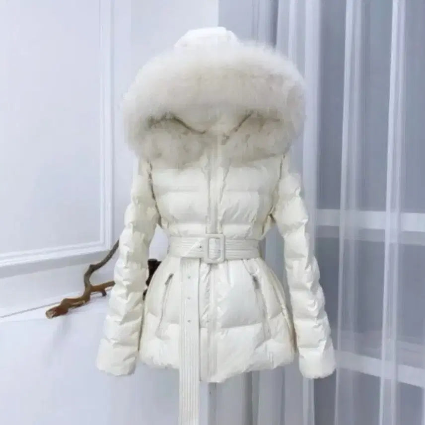 [BUNJANG] Mayoon Faux Fur Padded Coat Ivory / 새상품) 메이윤 제작 폭스퍼 패딩 아이보리