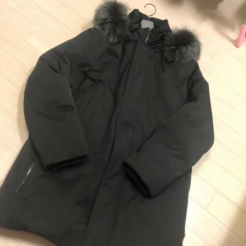 [BUNJANG] Jill Stuart New York Goose Down Puffer Jacket Black / <정가118만원> 질스튜어트뉴욕 폭스퍼 구스다운 점퍼 블랙