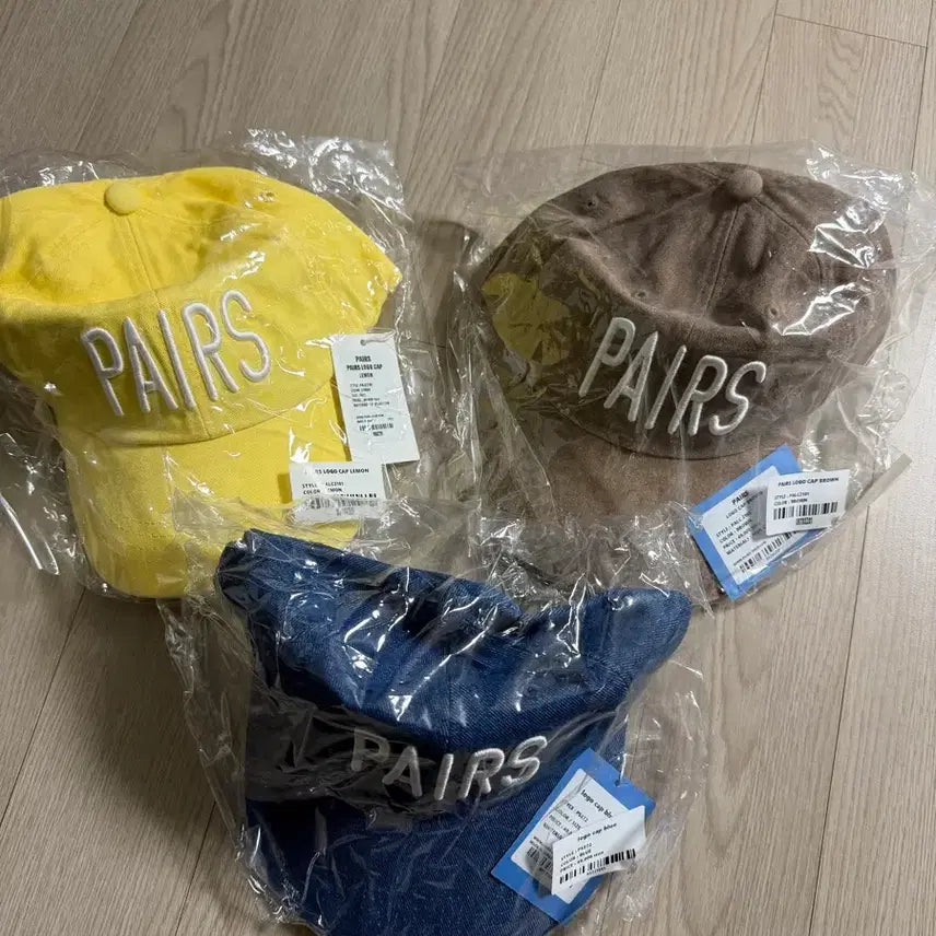 [BUNJANG] Fair's Logo Cap / 페얼스 로고 캡 블루 레몬 브라운