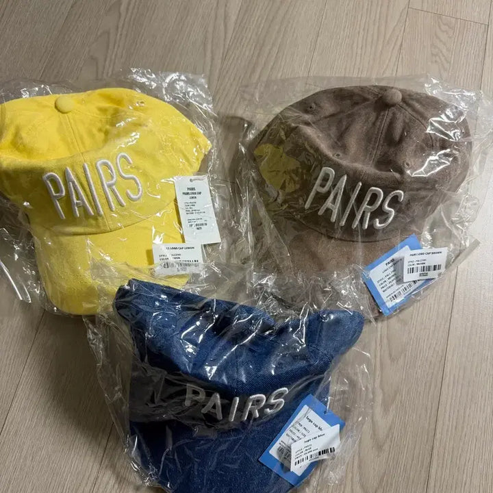 [BUNJANG] Fair's Logo Cap / 페얼스 로고 캡 블루 레몬 브라운