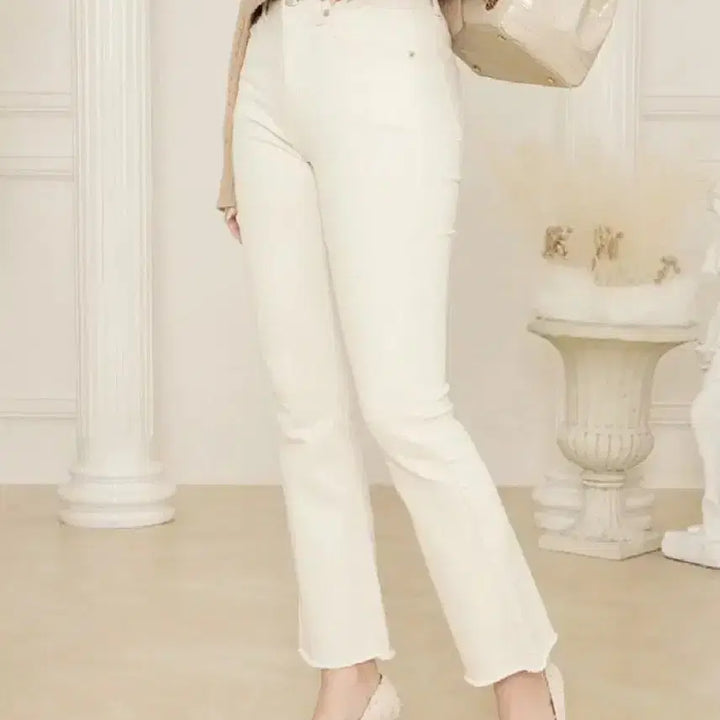 [BUNJANG] Grace U Light Blue Denim Jeans / 그레이스유 연청 연베이지 데님 s