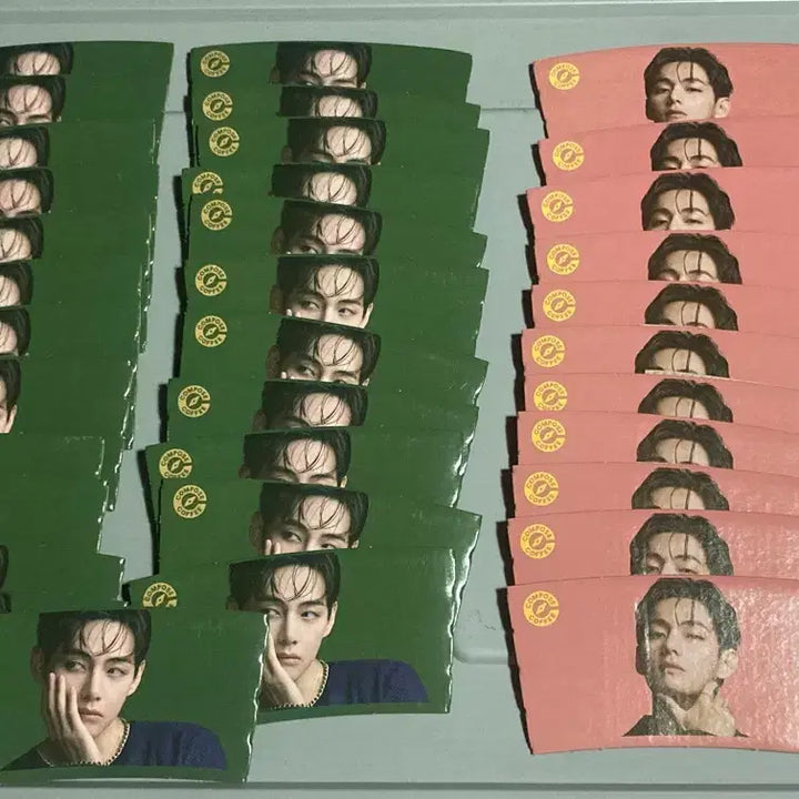 [BUNJANG] BTS Unofficial Goods Bundle Set / 방탄 굿즈 세트 비공굿 프포 포카 컴포즈 컵홀더 35개 등