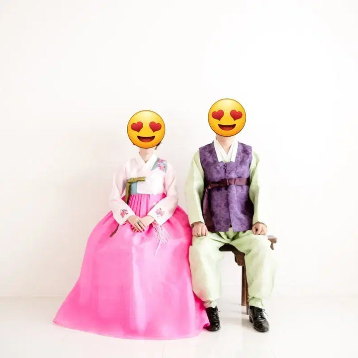 [BUNJANG] Bridal Hanbok Set / (1회 착용) 신랑신부 한복 세트