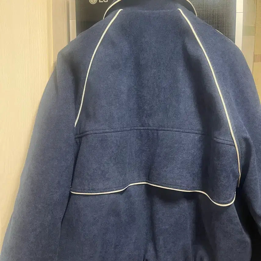 [BUNJANG] DNSR Corduroy Varsity Jacket Navy M / [새상품] DNSR 코듀로이 바시티 자켓 네이비 M