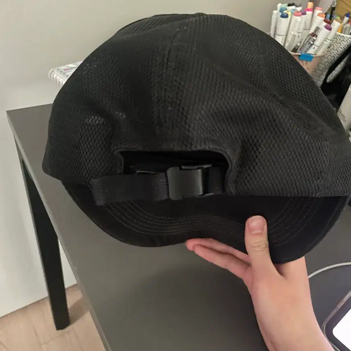 [BUNJANG] MPQ BIG VISOR CAP (Black Mesh) / mpq 볼캡 BIG VISOR CAP (Black mesh)