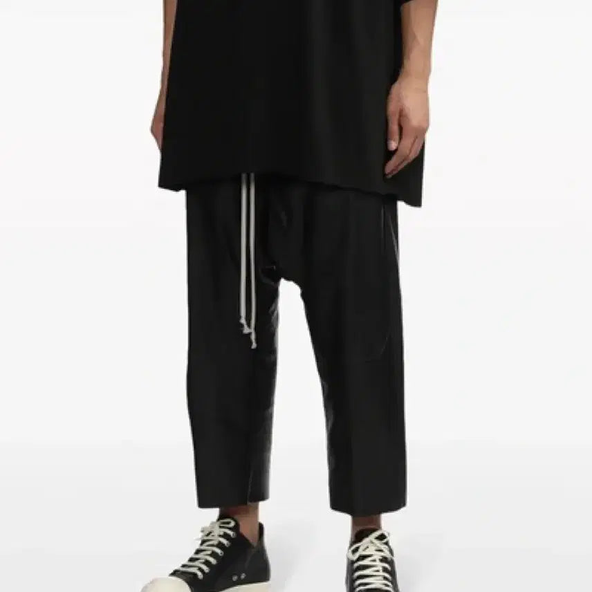 [BUNJANG] Rick Owens Drawstring Crop Pants TE / 릭오웬스 드로스트링 크롭 팬츠 TE