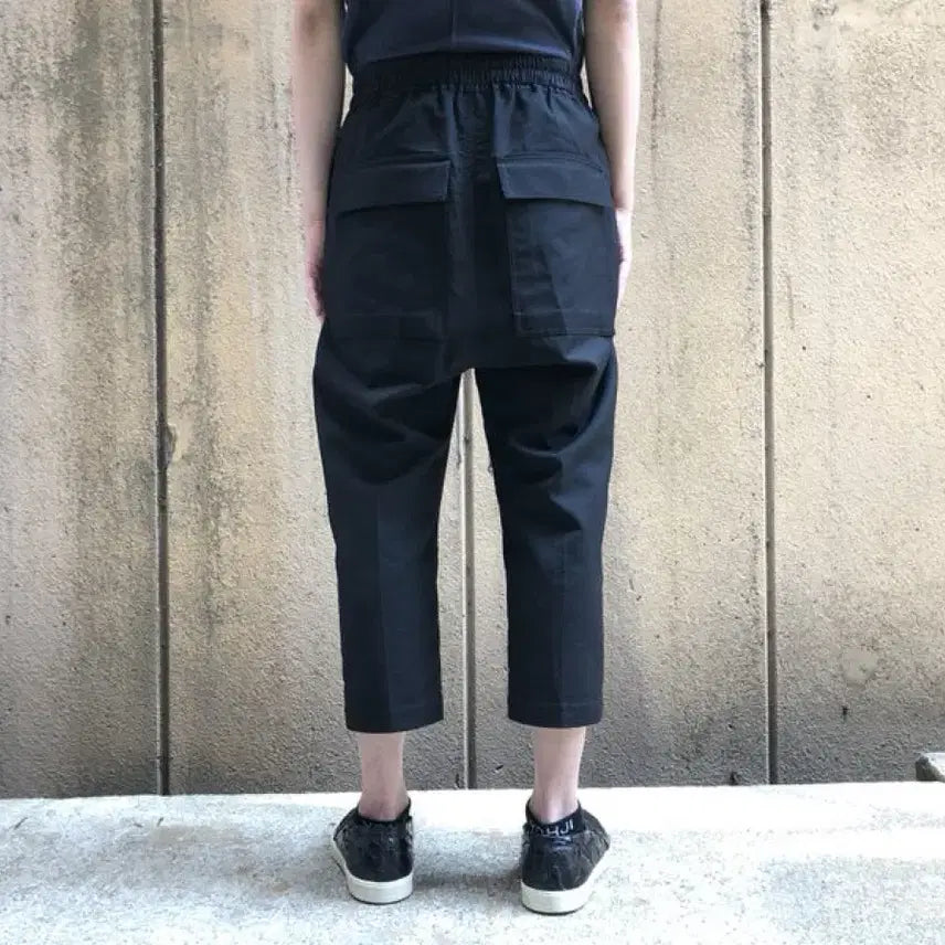 [BUNJANG] Rick Owens Drawstring Crop Pants TE / 릭오웬스 드로스트링 크롭 팬츠 TE