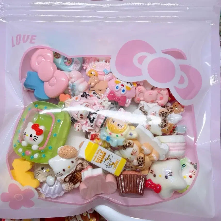 [BUNJANG] Kitty Parts Scoop - Random Mix (35pcs+) / 키티파츠스쿱 랜덤1봉(대략35pcs이상)