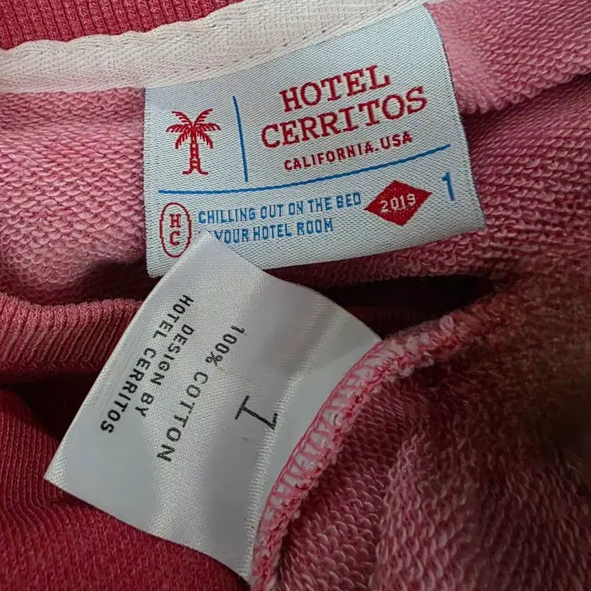 [BUNJANG] Hotel Cerritos Washed Sweatshirt / 호텔세리토스 워싱 맨투맨 L
