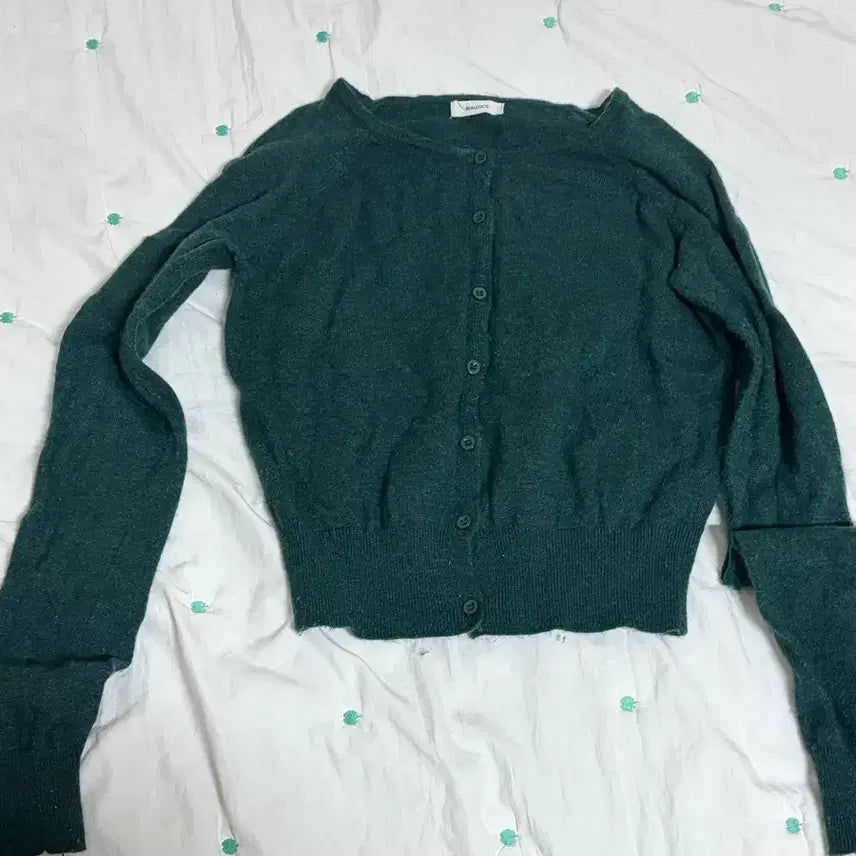 [BUNJANG] Green Women's Cardigan / 그린 초록 여성 가디건
