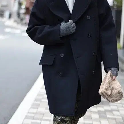[BUNJANG] Blurhms 2024AW Pea Coat / [3] (택, 단추O) Blurhms 2024AW 피코트