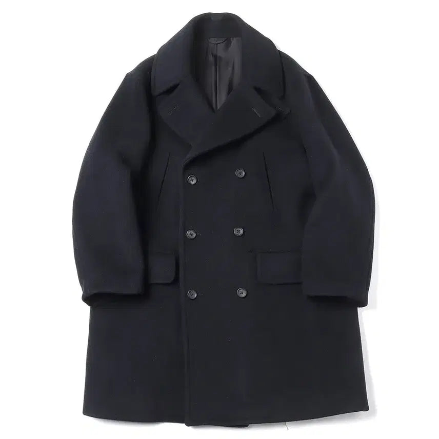 [BUNJANG] Blurhms 2024AW Pea Coat / [3] (택, 단추O) Blurhms 2024AW 피코트