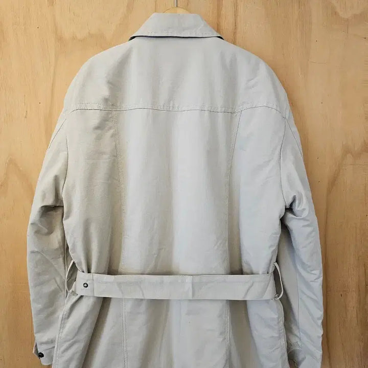 [BUNJANG] Quilted Padded Belted Jacket (New) Beige (M) / 면 퀼팅패딩 벨트 잠바 (새옷) 연베이지 (M 95)