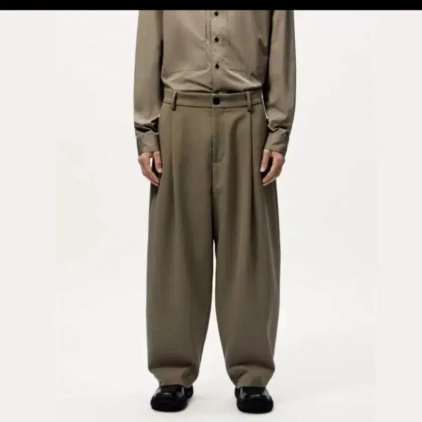 [BUNJANG] Studio Nicholson Zara Pleated Wide Pants EU40 / 스튜디오 니콜슨 자라 플리츠 와이드 팬츠 EU40