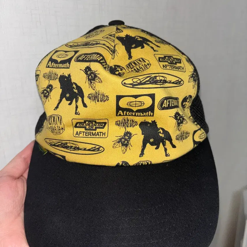 [BUNJANG] Aftermath Mesh Ball Cap Black / 애프터매스 매쉬 볼캡 블랙