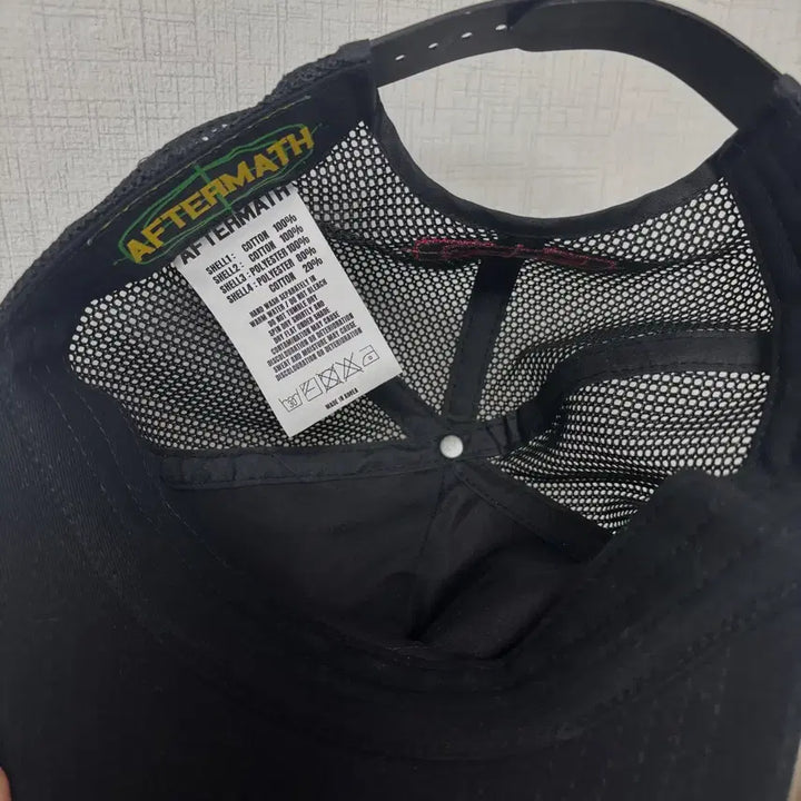[BUNJANG] Aftermath Mesh Ball Cap Black / 애프터매스 매쉬 볼캡 블랙