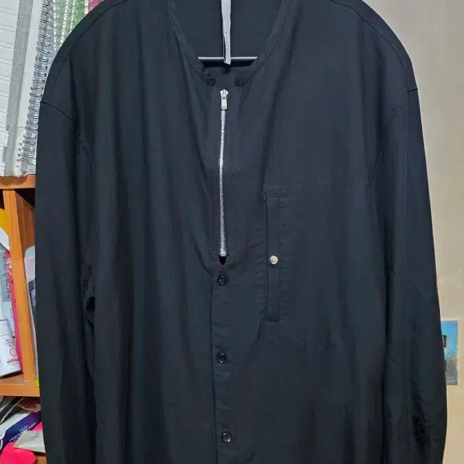 [BUNJANG] Noir Tegs Zip-Up Shirt Size 48 / 노이어 테일러링 집업 셔츠 48사이즈