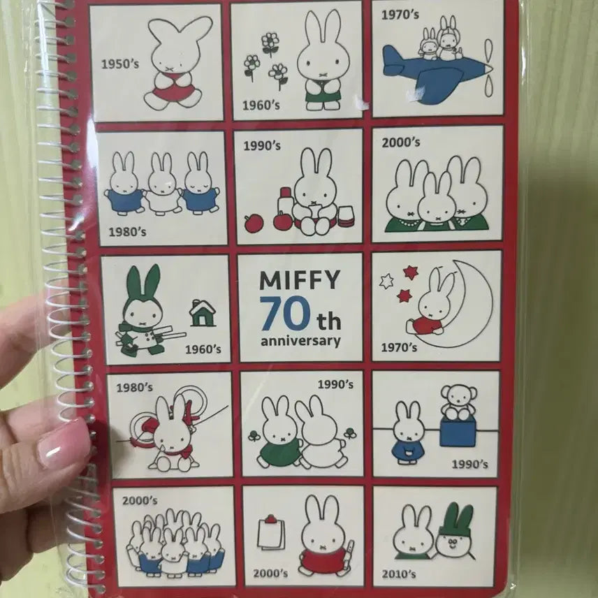 [BUNJANG] Miffy 70th Anniversary Notebook (Japan Authentic) / 미피70주년 노트(일본정품/새상품)