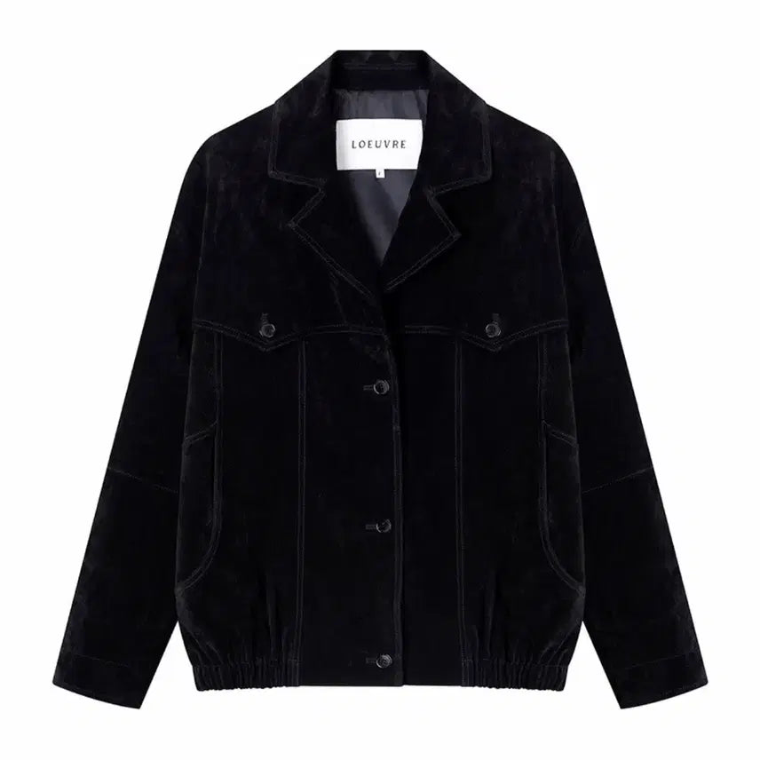 [BUNJANG] Le17Septembre Real Suede Blouson Jacket / 루에브르 Real Suede Blouson Jacket