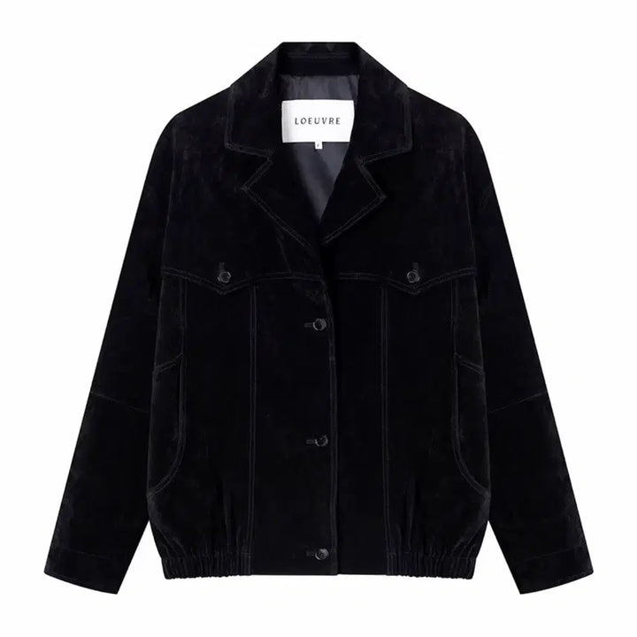 [BUNJANG] Le17Septembre Real Suede Blouson Jacket / 루에브르 Real Suede Blouson Jacket