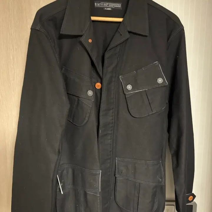 [BUNJANG] D.I.A.F Black Pocket Jacket XL / 디아프바인 블랙 포켓 자켓 xl