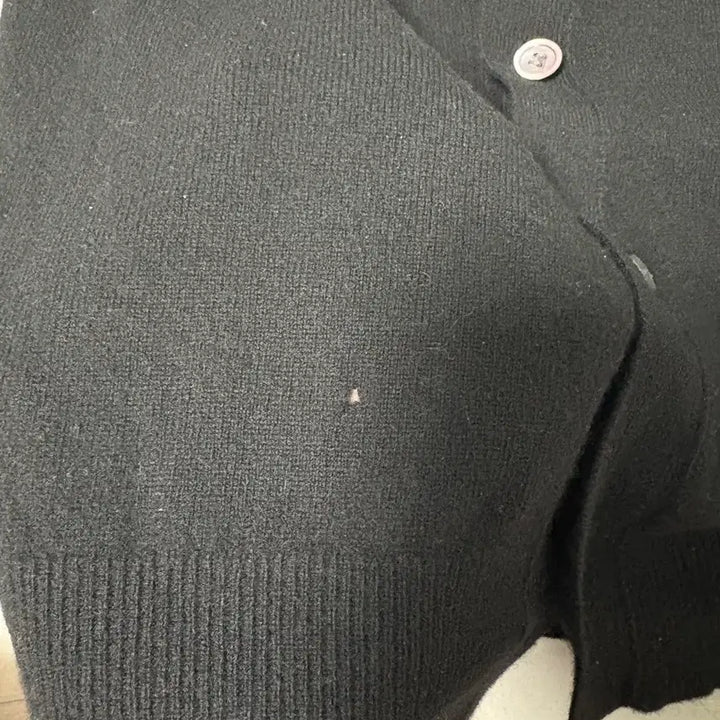 [BUNJANG] Comme des Garcons Black Cardigan M / 꼼데가르송 블랙 가디건 하트 와펜M 남성용