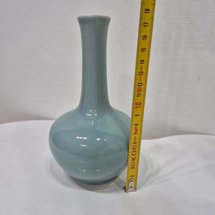 [BUNJANG] Vintage Japanese Celadon Porcelain Vase / [새상품] 일본 빈티지 청유 도자기 화병