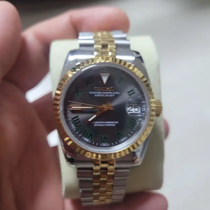 [BUNJANG] Seiko Custom Wimbledon Automatic Watch / 세이코 mod 커스텀 회판 로만자 윔블던 콤비 오토매틱