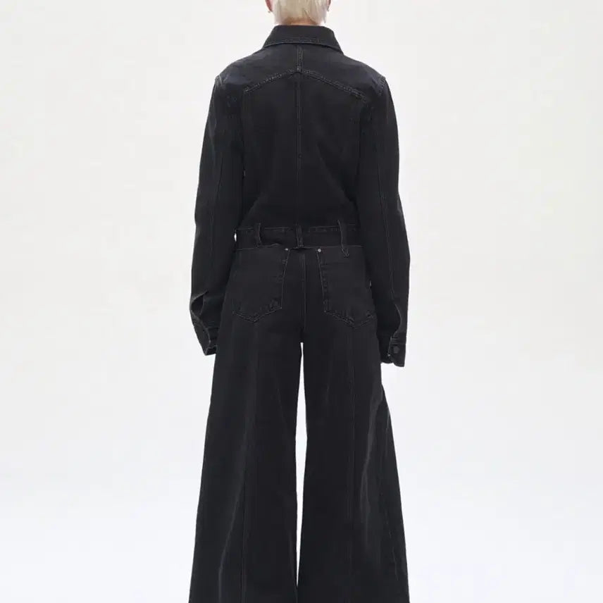 [BUNJANG] Trimingbird Incision Denim Jacket Pants Setup / 트리밍버드 인시전 자켓 팬츠 셋업 incision denim