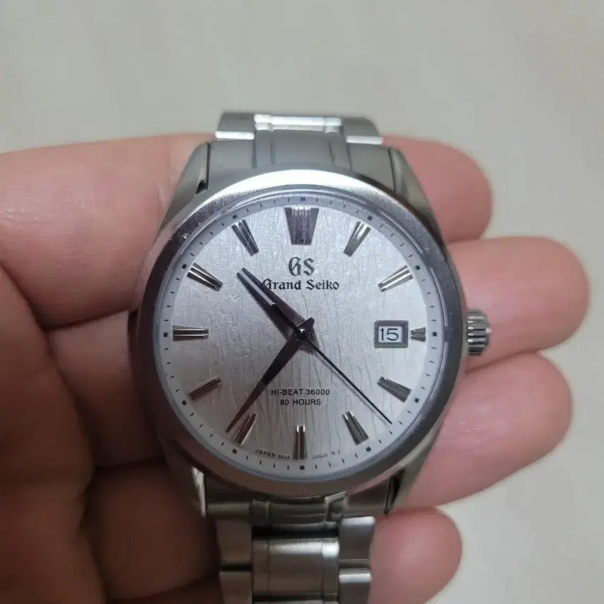 [BUNJANG] Grand Seiko Custom Birch Automatic Watch / 그랜드세이코 커스텀 mod 자작나무판 오토매틱