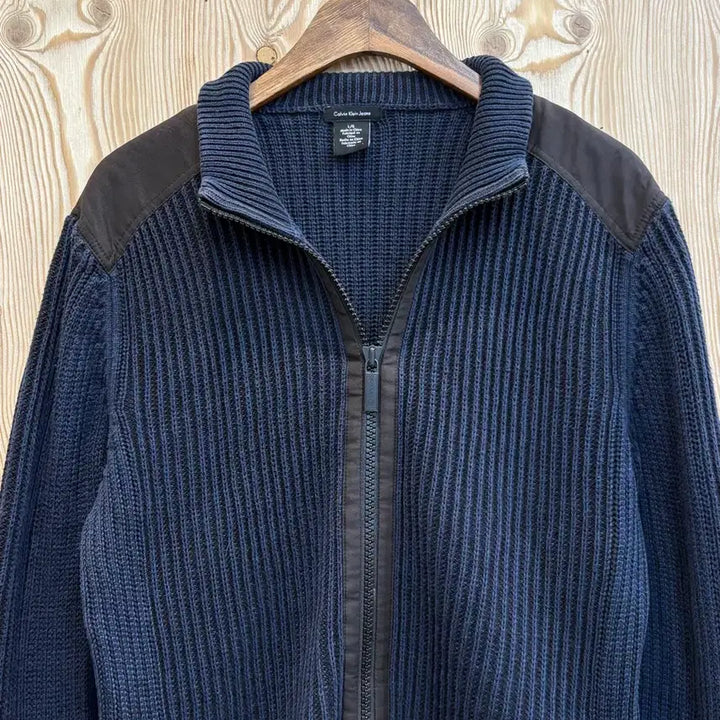 [BUNJANG] Calvin Klein Jeans Knit Zip-up / 캘빈클라인 진 니트집업