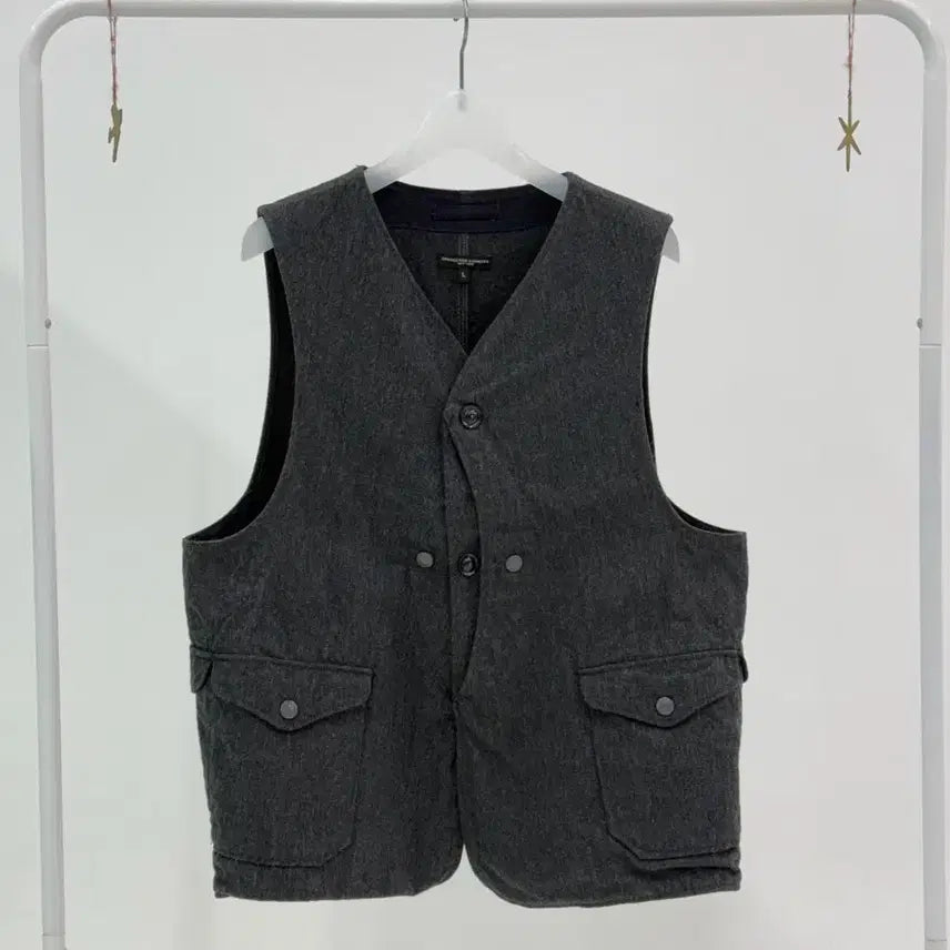 [BUNJANG] Engineered Garments Vest Charcoal Grey / 엔지니어드 가먼츠 조끼.
