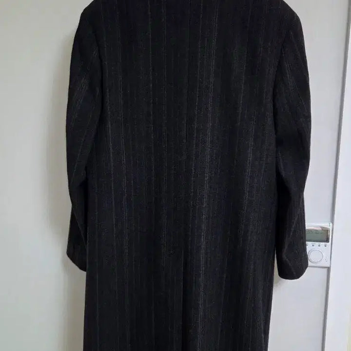 [BUNJANG] Bellier 25FW Chesterfield Coat Charcoal Stripe / [4] 벨리에 25fw 체스터필드 코트 차콜 스트라이프