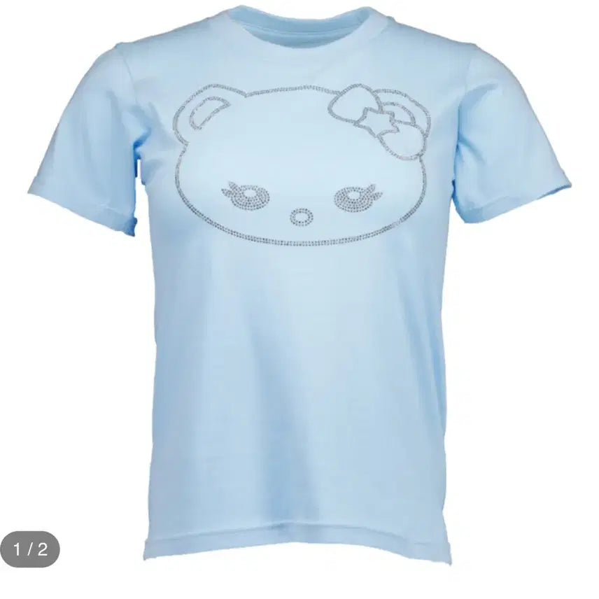 [BUNJANG] Shalom Club Buddy Bomb Tee Sky / 샬롬클럽 버디 밤 티 스카이 buddy bomb tee sky