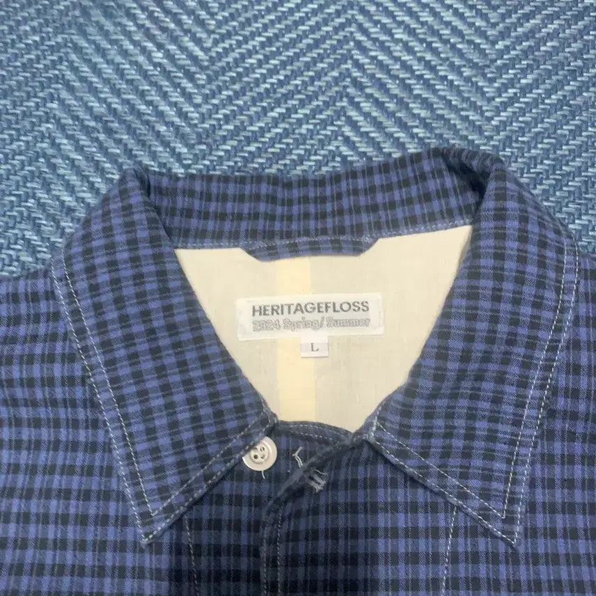 [SOLD OUT] 헤리티지플로스 린넨 필드자켓 네이비 L