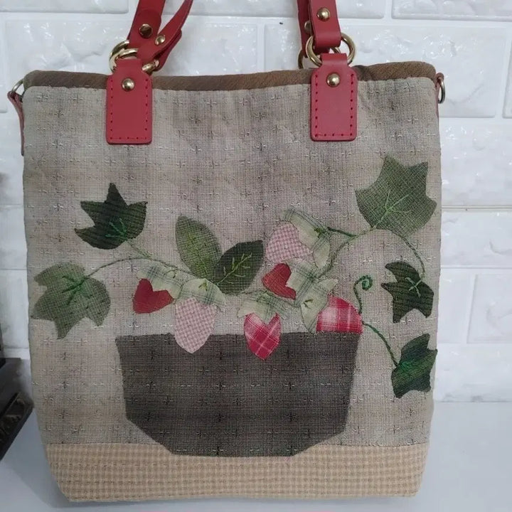 [BUNJANG] Handmade Quilt Planter / 퀼트 핸드메이드 띨기화분