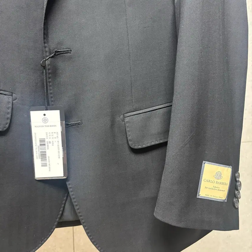 [BUNJANG] MAN ON THE BOON Black Herringbone Suit Jacket / 새제품 MAN ON THE BOON 블랙 헤링본 정장 자켓