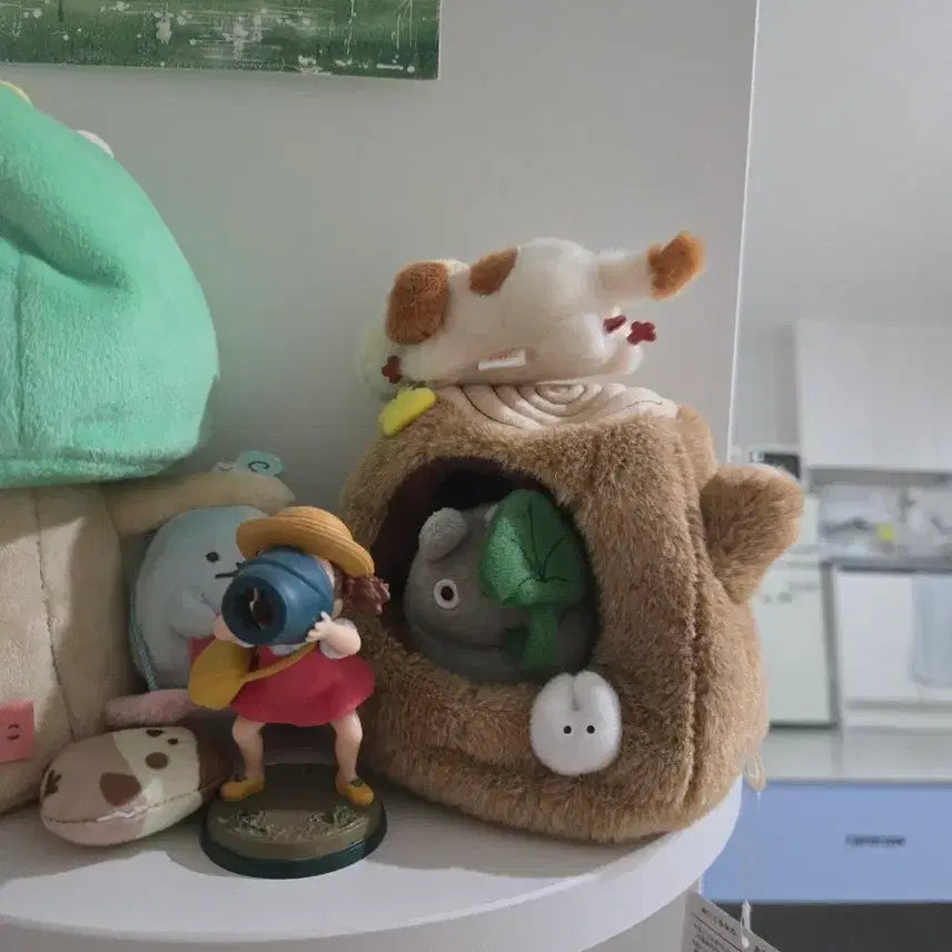 [BUNJANG] Totoro Tree Stump Plush / (택o)토토로 나무밑둥 인형