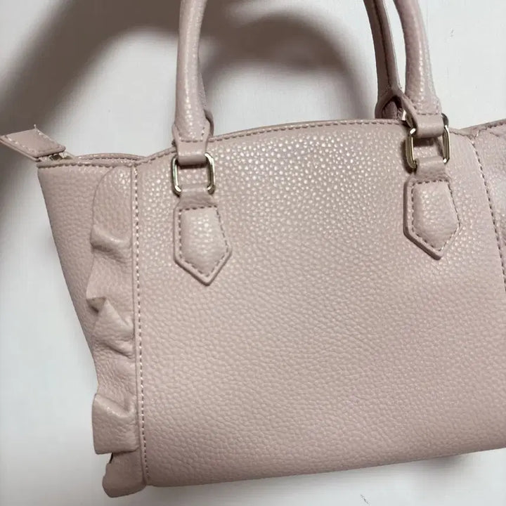 [BUNJANG] Samantha Vega Pink Frill Tote Bag / 가격동결 사만사베가 핑크 프릴 토트백 양산형 지뢰계 스나계 양지뢰 가방