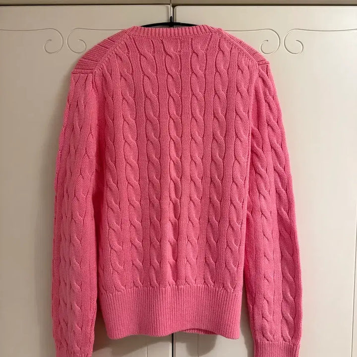 [BUNJANG] Polo Ralph Lauren Knit Cardigan Pink M / 폴로 랄프로렌 니트 가디건 핑크 M