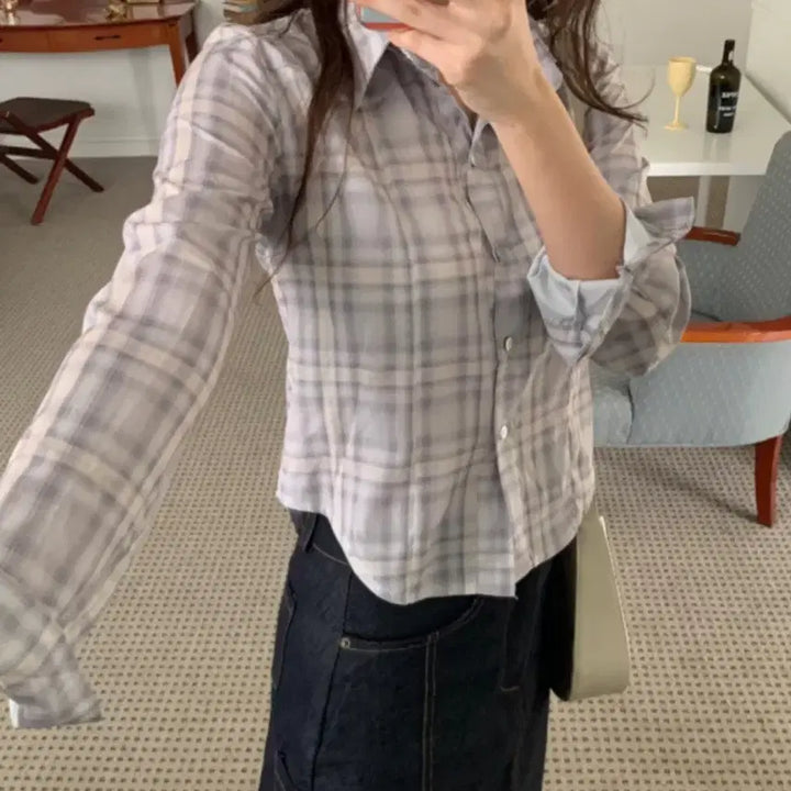 [BUNJANG] Oh My Girl Broadcast Photocard / 오이니 공방 블라우스 연보라