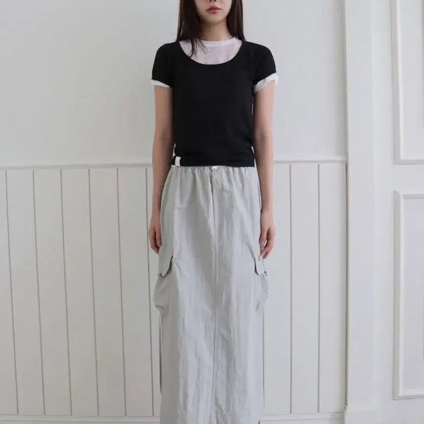 [BUNJANG] Heint Cargo Long Skirt / 헤인트 카고 롱 스커트 완판 (정가 8.7만원)