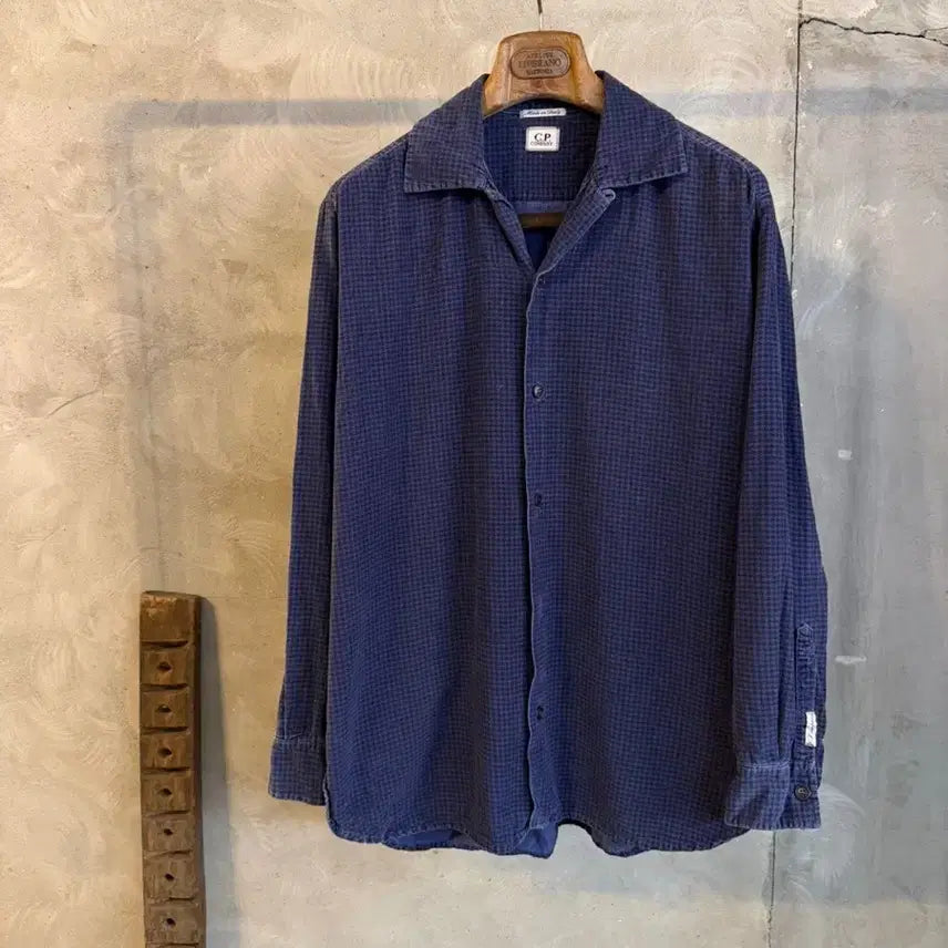 [BUNJANG] CP Company Open Collar Shirt / 시피컴퍼니 오픈칼라넥 셔츠 남성100-105